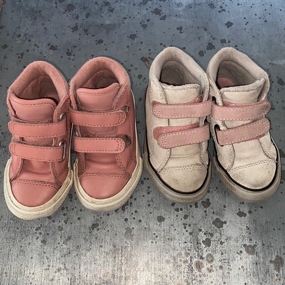 Converse toddler high tops - set of 2!